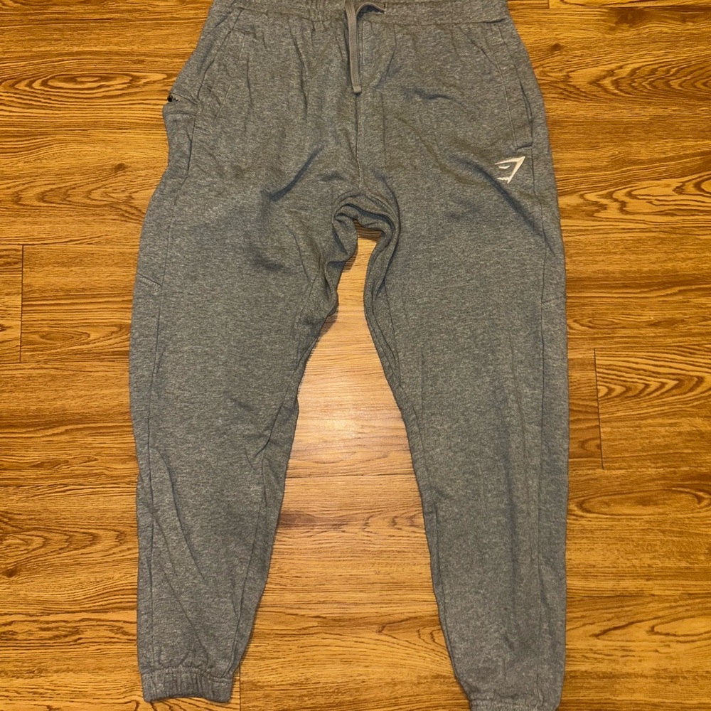 Gray Gym Shark Joggers